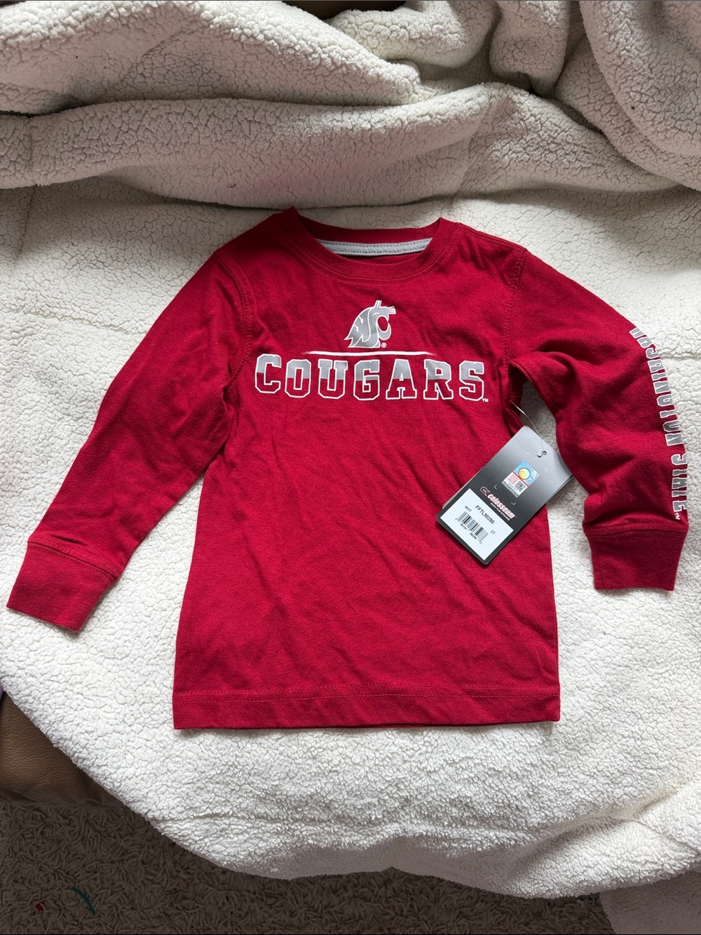NWT WSU Cougars Top, 2T